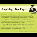Angeklagt: Der Papst
